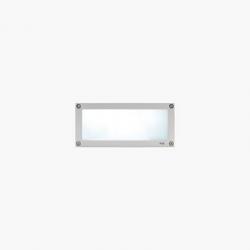 Minibrique Empotrables Pared rectangular 3 Accent LED 3200k 230v 4,5w negro