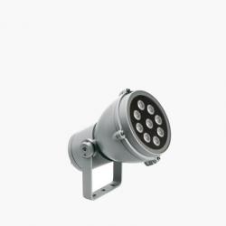 Minifocus projecteur 7 Accent LED Rgb 14w 230v Gris Aluminium