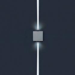 Minilift Wall Lamp LED 2x1 Accent LED 6000k 2,5w 2 beams estrechos Grey Aluminium