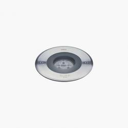 Minizip Recessed suelo Round 3 Accent LED 6000k 230v 3w Stainless Steel