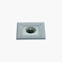 Minizip Incasso suelo Quadrata 3 Accent LED 6000k 230v 3w Grigio Alluminio