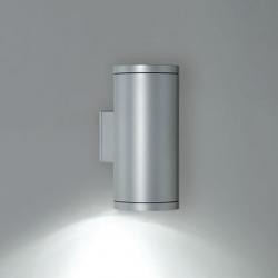 Slot luz de parede HIT-CRI 70w 30º Quadrada Cinza Alumínio