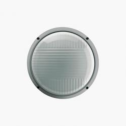 Vedo Applique Ronde avec anneau Tc-d 18w Gris Aluminium