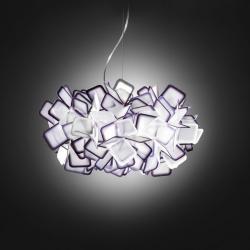 Clizia Pendant Lamp E27 2x20w purple