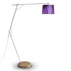 Woody lámpara of Floor Lamp 1xE27 100w purple