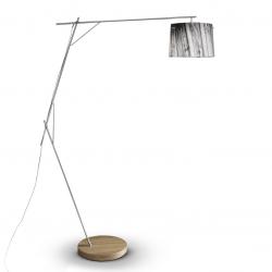 Woody lámpara of Floor Lamp 1xE27 100w white