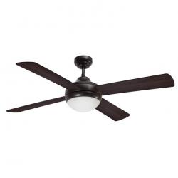 Cross Brown Fan with lamp 2 E27 x 40W Brown
