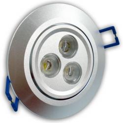 Aro Empotrable LEDS 3x1W (Downlight LED