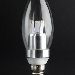 SERIE TG LED Bulbo óptica polycarbonate Transparente E14 32x 4W