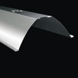 Kronos luminar industrial Refletor para 2x58W Alumínio Brillo Intensivo