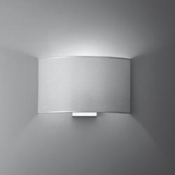 Combi Wall Lamp without switch Gx24q 2 1x18w lampshade trama of Aluminium NÃ­quel mate