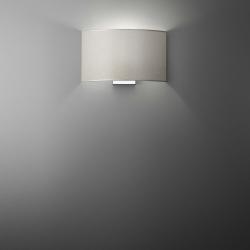 Combi Wall Lamp without switch Gx24q 2 1x18w lampshade laminado algodón NÃ­quel mate