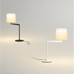 Swing Table Lamp with lampshade Cream - Grey grafito