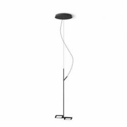 Ness Pendant Lamp long 2 lights LED 2 x 5,2w Lacquered Graphite grey