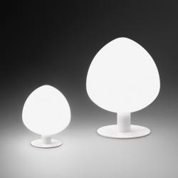 Lâmpada de mesa Ao ar Livre 40cm Fluorescente compacta 15w - base branca