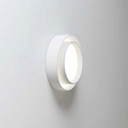 Centric ceiling lamp ø32cm (8cm) 1xLED 15,2W + 2xLED 4W dimmable - Lacquered white matt