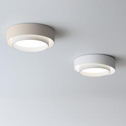 Centric ceiling lamp ø32cm (6cm) 1xLED 15,2W + 2xLED 4W dimmable - Lacquered Cream mate