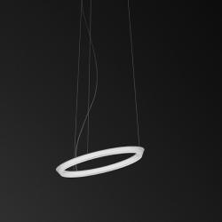 Halo Suspension circulaire Individuel LED - Laqué blanc Mate