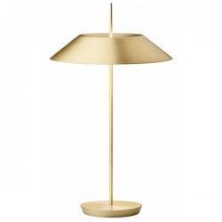 Mayfair Table Lamp 52cm 1xLED 2,4W + 1xLED 16,8W dimmable lampshade of steel - Gold Satin mate