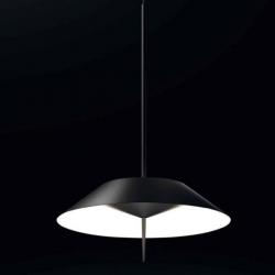 Mayfair Pendant Lamp ø100cm 1xLED 2,4W + 1xLED 16,8W dimmable lampshade of steel - Lacquered Graphite mate