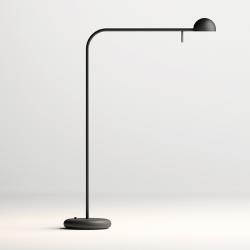Pin Floor Lamp 125x25cm 1xLED 4,5W dimmable - Lacquered black matt