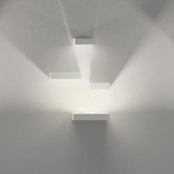 Set Aplique Grande 1L + 3 reflectores 1xLED 11w dimable - Lacado blanco mate