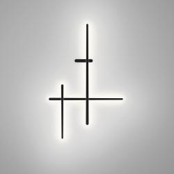 Sparks Wall Lamp Small LED 34,8w dimmable dali - Grey grafito