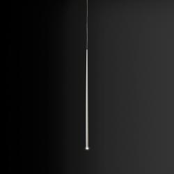Slim mini Lámpara Colgante (Empotrable ) Individual 1xLED 2,1W - Fibra lacada blanca