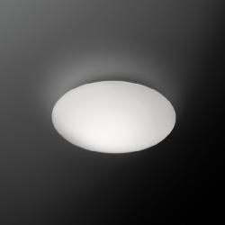 Puck Single Ceiling lamp ø16cm Fluorescent in white