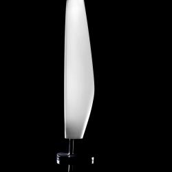 Blanca lámpara de Lâmpada de assoalho Ao ar Livre LED 220cm Branco Gelo