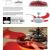 Imagen 2 de Mela Ventilador Techo Cromo 4 Aspas rojas T5 40w