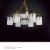 Imagen 2 de lâmpada do teto Shangai 6L Patiné rojizo Alabastro branco