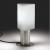 Imagen 3 de Tiny Table Lamp E27 20W Triangular Rotomoldeo Stainless Steel Mate