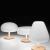 Imagen 3 de Aspen Lampada da tavolo ceramica 25cm 3xE14 bianco