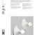 Imagen 2 de Teti Wall Lamp ø14x7cm E27 1 unit for confección max 4 parts white
