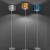 Imagen 4 de Aqua Cil (Solo Estrutura) para lámpara de Lâmpada de assoalho 205w E27 Alumínio