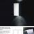 Imagen 2 de Blok w Wall lamp 1 Light 1xGU10 50w Glossy Aluminium