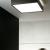 Imagen 6 de Quadrat 60x60 ceiling lamp 2G11 2x55w Wood Natural