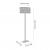 Imagen 6 de Mei oval - P (Solo Structure) Floor Lamp without lampshade E27 1x18w Nickel Glass Black