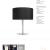 Imagen 2 de Aitana Table Lamp Chrome lampshade black