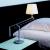Imagen 4 de Galilea mini Lampada da tavolo Titanio Paralume bianco