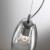 Imagen 2 de Deco s i Lámpara Colgante Cromo Mate Transparente