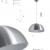 Imagen 2 de Mildred Lamp Pendant Lamp E27 1x60W Aluminium cepillado