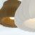Imagen 3 de Lily Lâmpada pingente E27 1x32W abajur marron e floron branco
