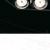 Imagen 3 de Gingko Empotrable Techo Orientable 1x QR-111 100w negro / sin marco