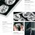 Imagen 7 de Gingko Empotrable Techo Orientable 1x QR-111 100w negro / sin marco