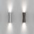 Imagen 3 de Clessidra Wall Lamp Doble Outdoor 2xLED 10w Brown Oscuro