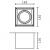 Imagen 3 de Compass Box 1L H: 135mm Anodi Alu Qt-12 super- Spot(6º) Max 75w