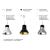 Imagen 2 de Light Bell negro LED Array 55,3w 3000k 5481lm CRI80 dali