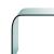 Imagen 4 de Fontana table Glass curvado and biselado 60x40x40cm